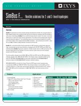 SimBus flexible solutions for 2- and 3- level topologies