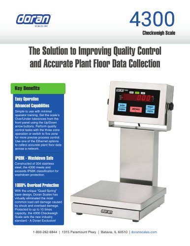 4300 Checkweigh Scale