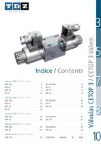 Catálogo de válvulas CETOP - 3