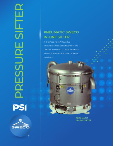 PNEUMATIC SWECO IN-LINE SIFTER