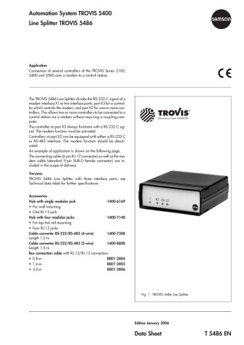 Line Splitter TROVIS 5486