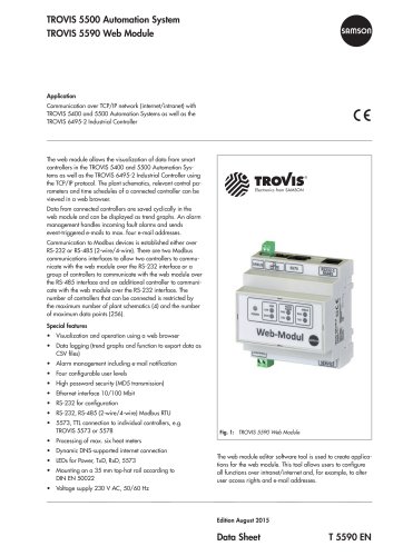 TROVIS 5590 Web Module