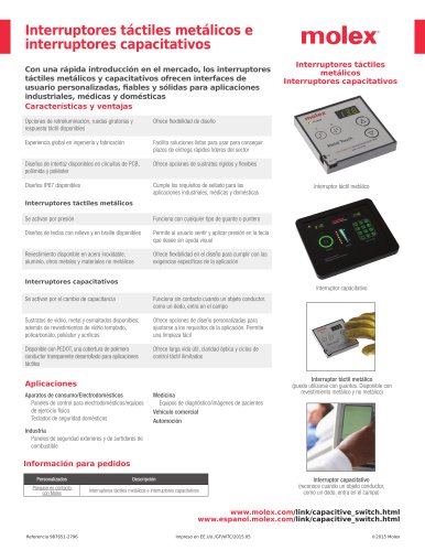 Capacitive and Metal Touch Switches