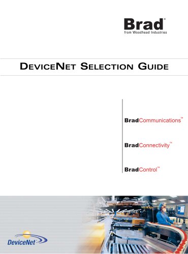 DeviceNet Selection Guide (for North American standards) 