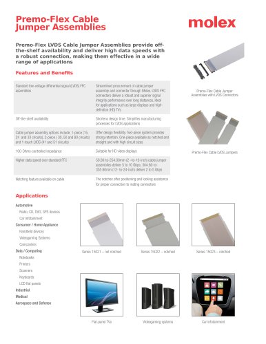 Premo-Flex Cable Jumper Assemblies