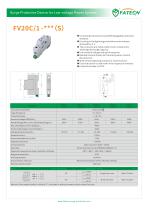 FATECH surge arrester FV20C/1-275S for power supply system