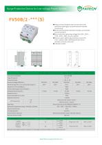 FATECH surge arrester FV50B/2-275S for protection of power supply