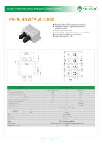 FATECH surge protector FS-RJ45W/POE-1000