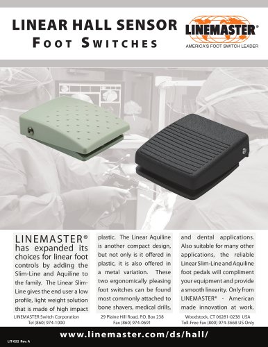 LINEAR HALL SENSOR Foot Switches