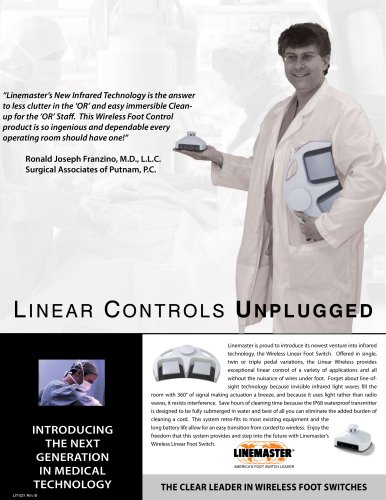 Linear IR Wireless Foot Switches