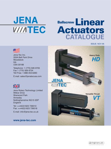 Linear Actuators Catalogue