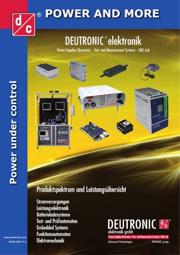 Product catalog 2010 / 2011