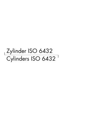 ISO 6432 cylinders