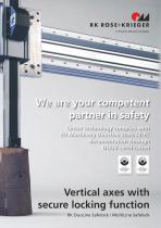 RK Safelock - Vertical axes with secure locking function