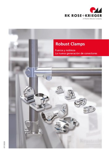 Robust Clamps - Sistema de unión de tubos en acero inox