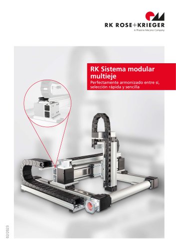 Sistema de posicionamiento multieje modular