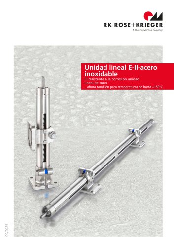 Unidades lineales E-II-stainless