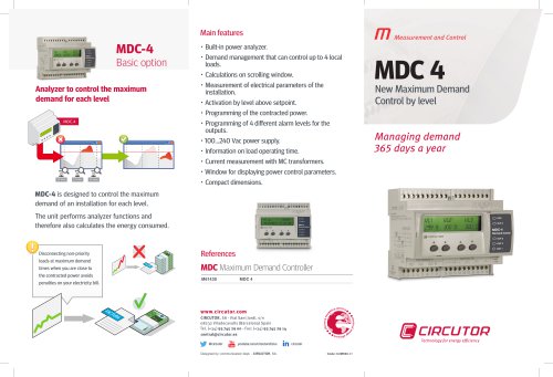 MDC 4, New Maximum Demand Control by level