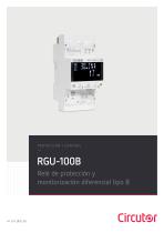 RGU-100B , Relé de protección y monitorización diferencial tipo B