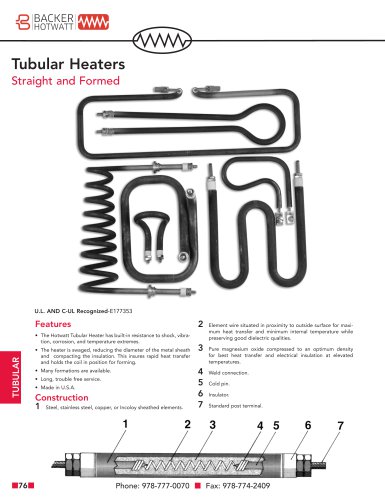 Tubular Heaters