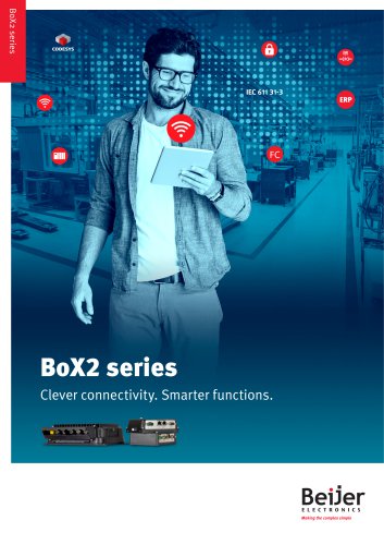 BoX2 series Clever connectivity. Smarter functions