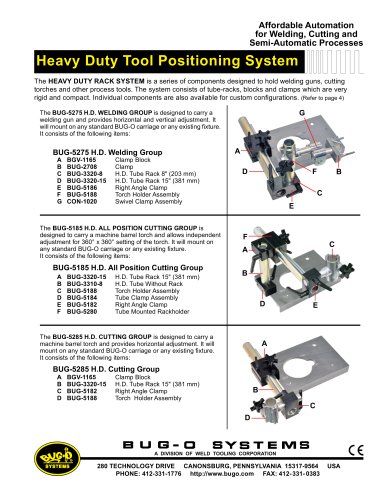 Heavy Duty Tool Positioning System