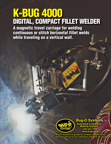 K-BUG 4000 Digital, Compact Fillet Welder