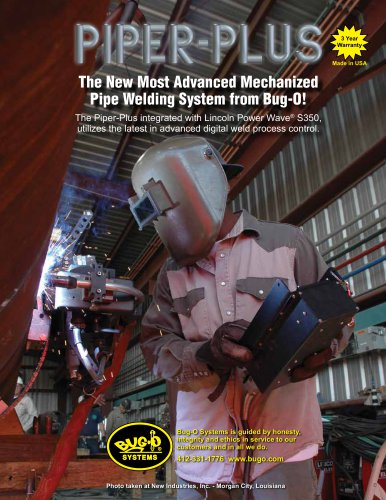 PIPER-PLUS PIPE WELDING SYSTEM