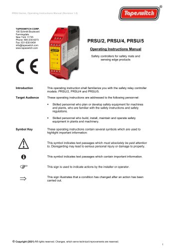 PRSU/2, PRSU/4, PRSU/5