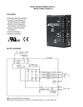 PS30A SERIES POWER SUPPLY Model: PS30A, PS30A-LV