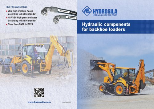 Hydraulic components for backhoe loaders