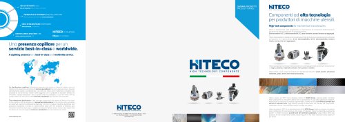 Flyer Hiteco Products Range