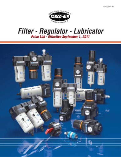 Filter- Regulator - Lubricators Catalog