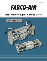 Magnetically Coupled Rodless Slides FGYSR Series