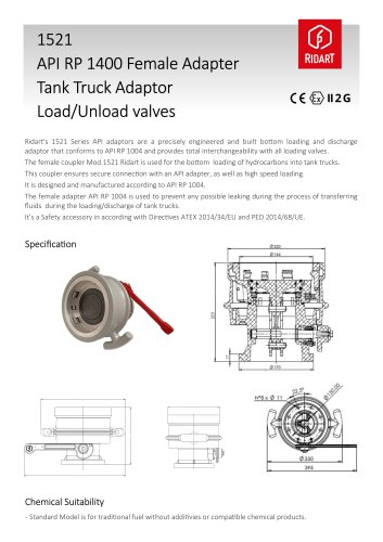 1521 FEMALE API COUPLER