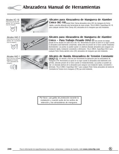 Abrazadera Manual de Herramientas