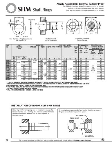 SHM Shaft Rings