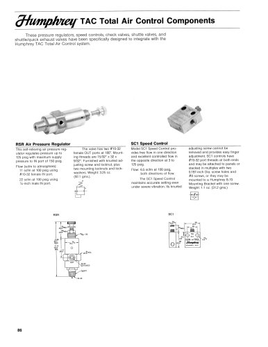 TAC Total Air Control Components