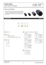 Check Valve CNT/DT series