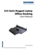 S15 Semi-Rugged Laptop Office Docking