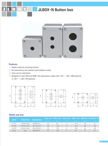 JLBOX-N Button box|The explosion-proof button box