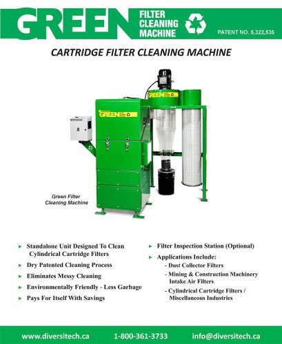 Filter Cleaning Machine Brochure