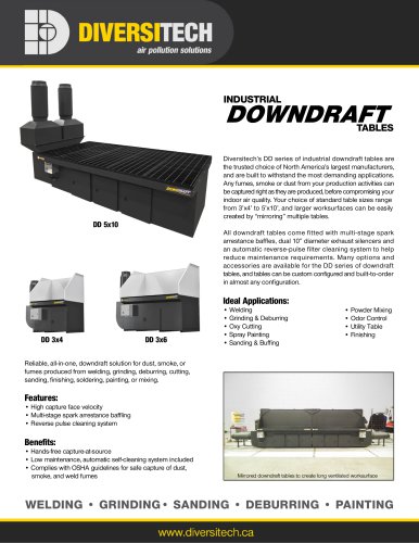 Industrial Downdraft Tables