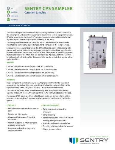 Corrosion Product Sampler