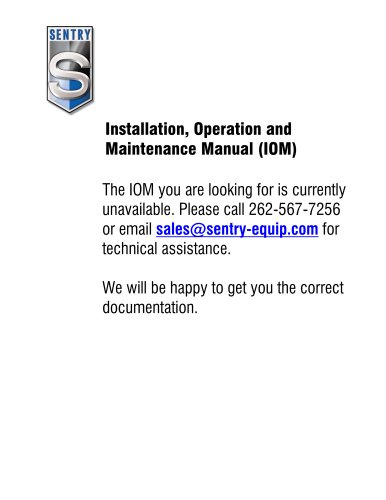 Model MCL Sampler IOM