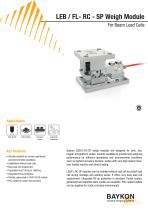 Baykon  LEB / FL-RC-SP Weigh Module for Beam Type