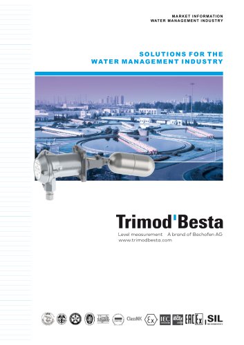 Market Information &ndash; Water Management Industry