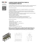 COMPACTADOR NEUMÁTICO PARA EL TAPIZAMIENTO PDM-3B