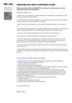 MÁQUINA DE CINTA CONTINUA R1000