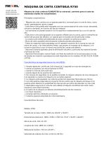 MÁQUINA DE CINTA CONTINUA R750